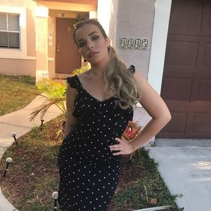 Retro polka dot dress. WORN ONCE!!